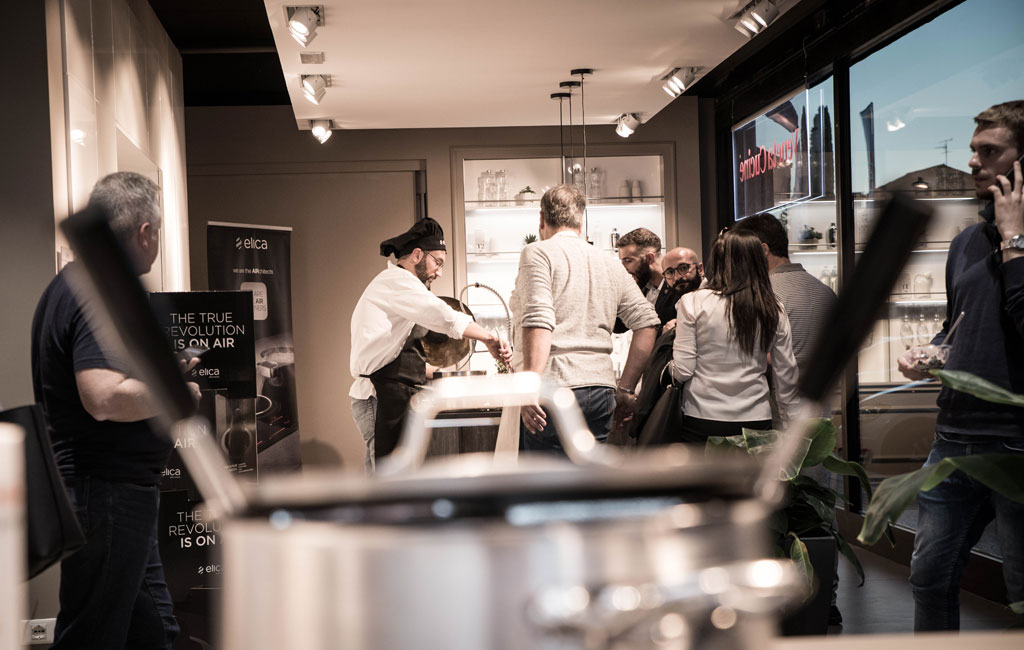Show Cooking per inaugurazione nuovo showroom