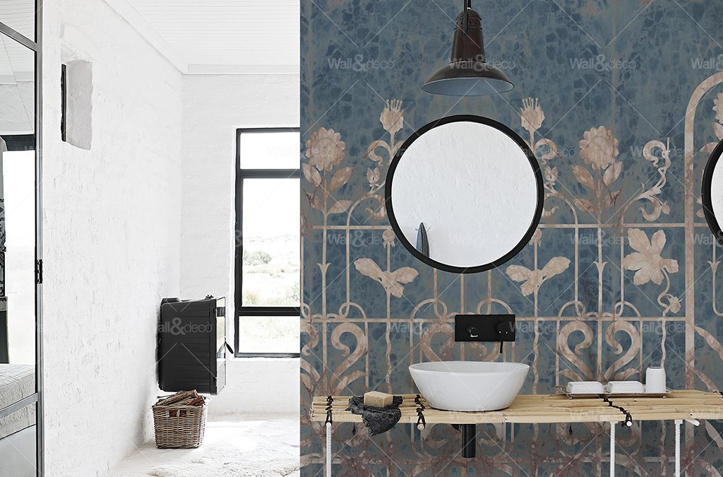 Carta da parati waterproof, la soluzione ideale per un bagno moderno
