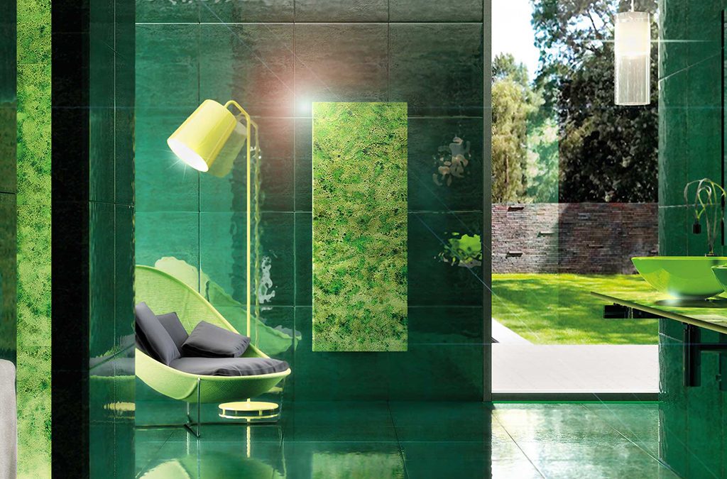Materiali di tendenza arredo 2022: pietra e vetro