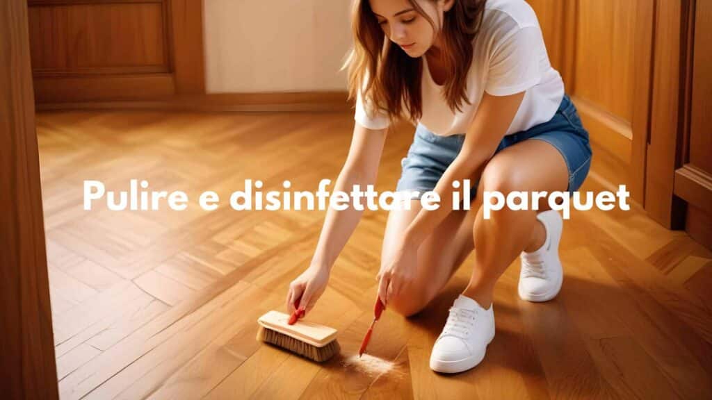 Pulire e disinfettare il parquet